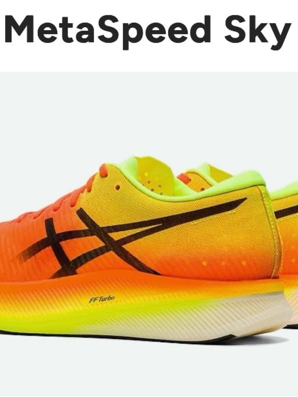 Women's ASICS Metaspeed Sky Racing Shoe - 10.5 - Picture 2 of 9